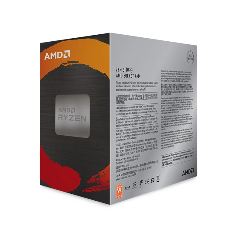 中古AMD Ryzen 5 5600G CPU 3.9GHz 6コア16スレッドRadeonグラフィック