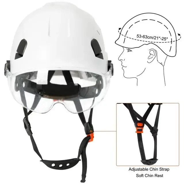 Best Quality Ce En397 Certified Building Abs Helmet For Construction