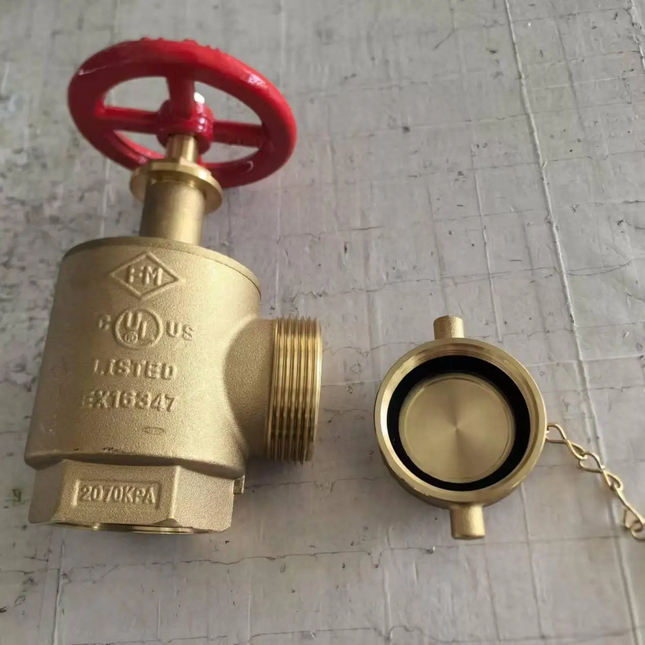 FM UL Angle Hose Valve manufacture