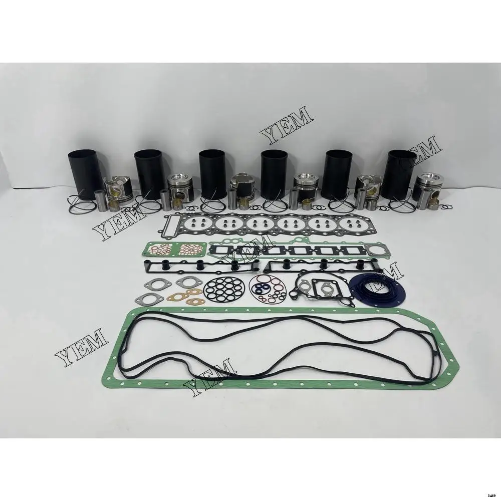 6M60 Overhaul Kit With Cylinder Piston Ring Liner Gaskets for Mitsubishi