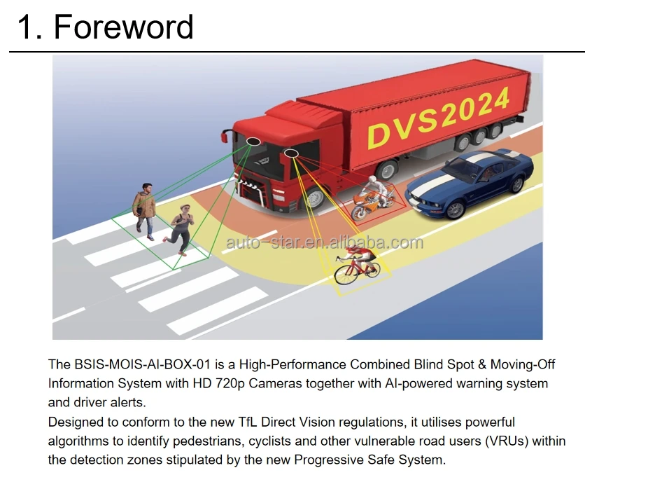 TFL DVS AI Camera Of MOIS Moving Off Information System And BSIS Blind 