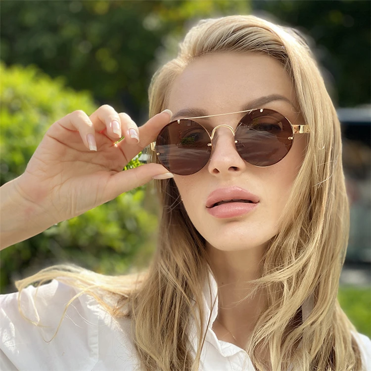 Shop High Quality Round Women Sunglasses with UV400 Protection