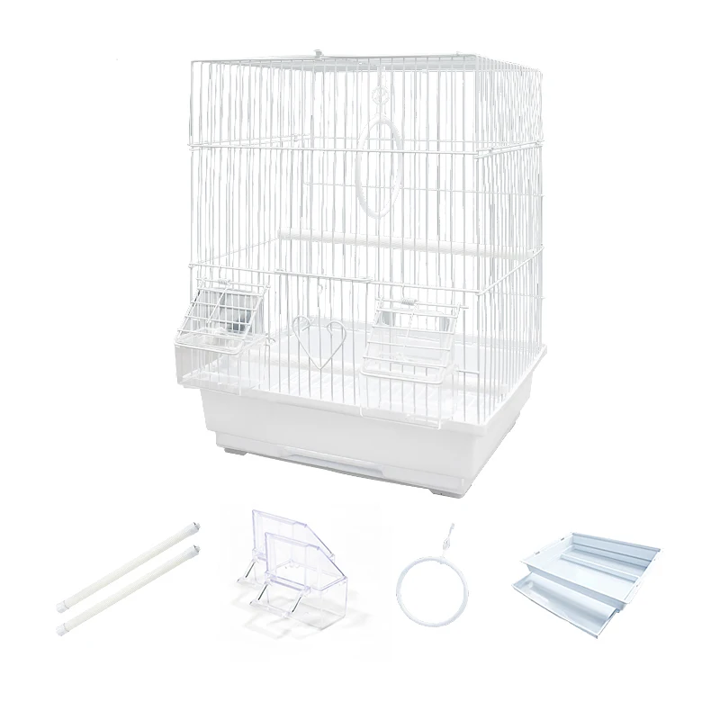 Ten Cages Per Top Selling Factory Direct Sales Iron Ornamental Metal Small Bird Cage