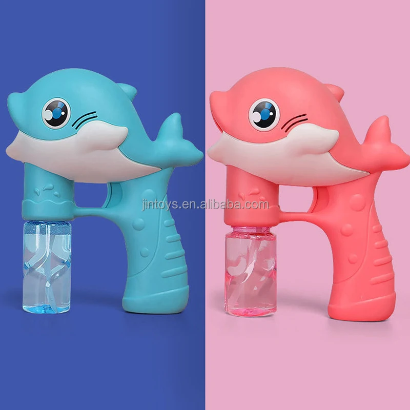 Jinming Dolphins Shape Bubble Gun Toys Automatic Bubbles Blowing Cute ...