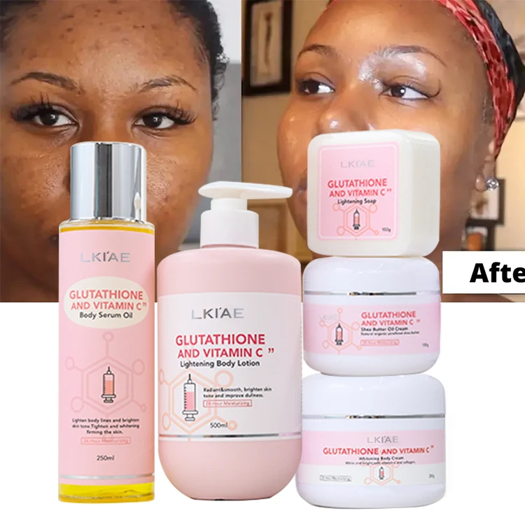 body lotion with glutathione and vitamin c Glutathione Cream Luxcent L-Glutathione & Pure Beauty Collagen Combo main image 0