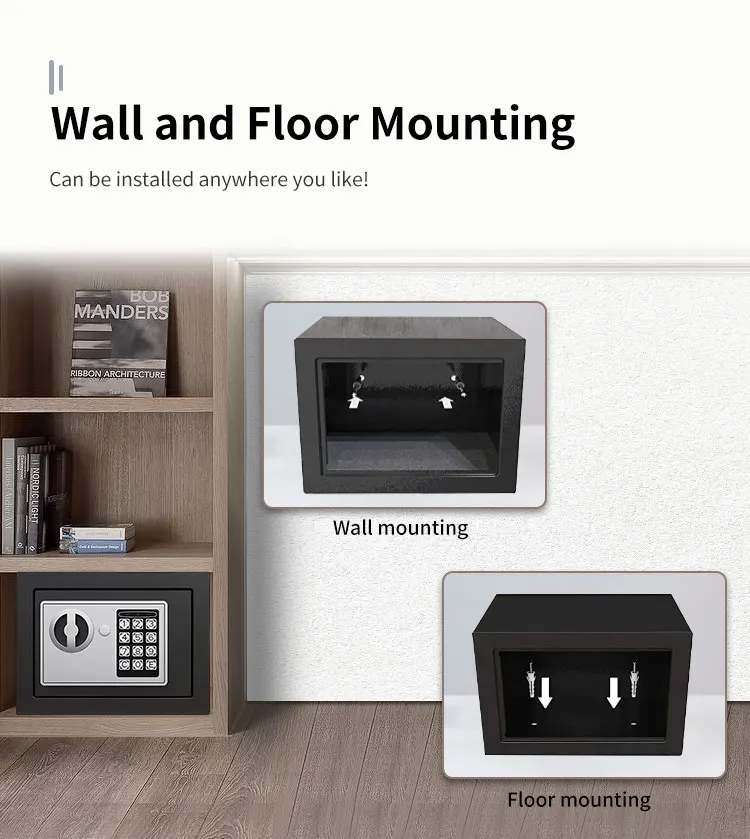 Small Electronic Mini Deposit Key Office Home Time Lock/Locker Digital Money Deposit Safety Kids Mini Safe Box manufacture