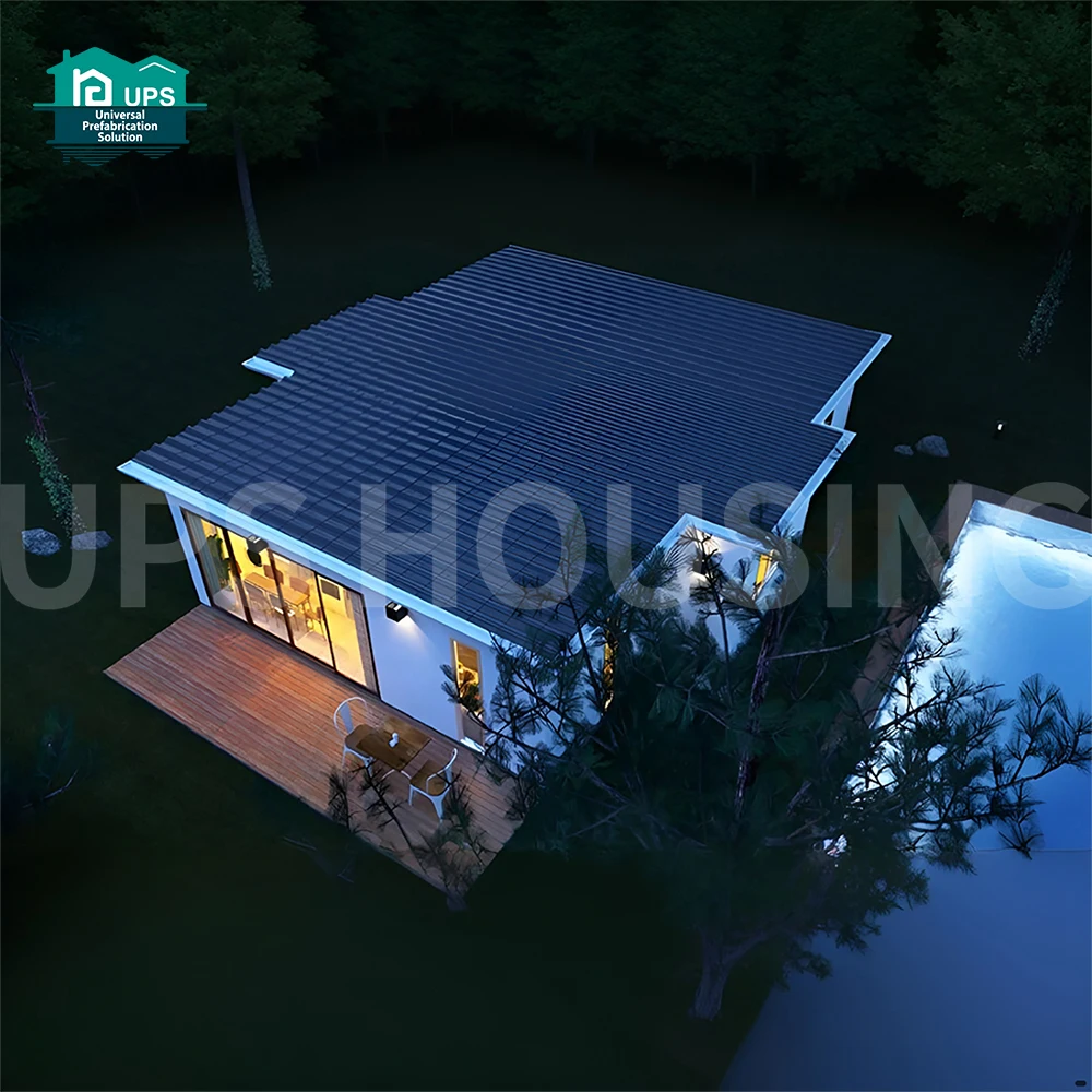 2025 Econel Prefab Tiny House with Three Bedrooms Sandwich Panel Carport Durable and Eco-Friendly Product Type