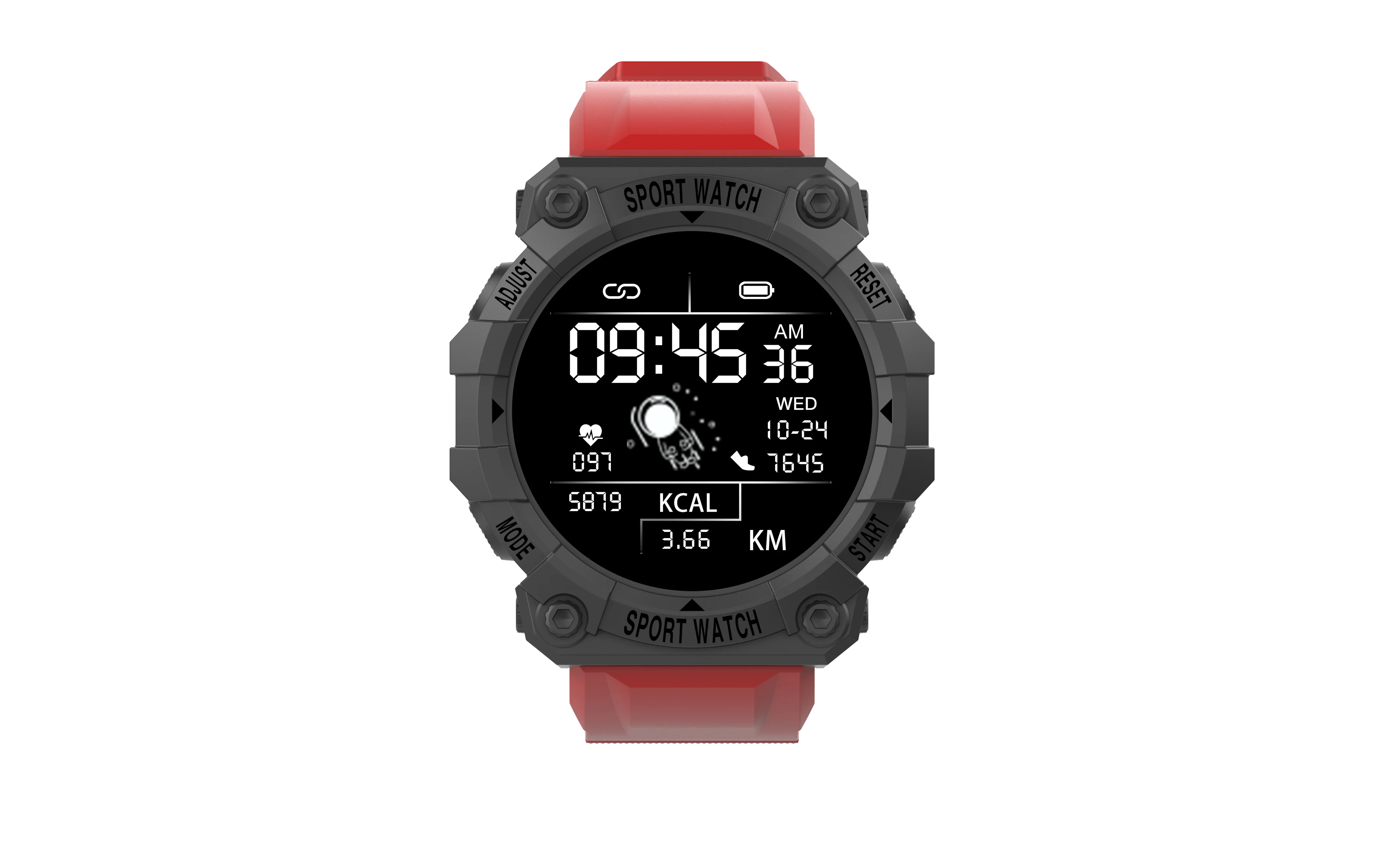 ZTX FD68 Smart Watch - IP67 Waterproof, Heart Rate Tracker