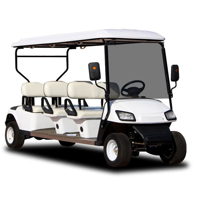 High Quality 3500w 72v 6 Seats Long Range Electric Golf Cart 10 Inch