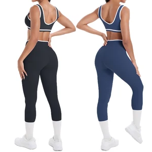 Customizable LOGO New Sports Yoga Set Sports Bra Tight Yoga Pants Two-Piece Yoga Fitness Sports Set