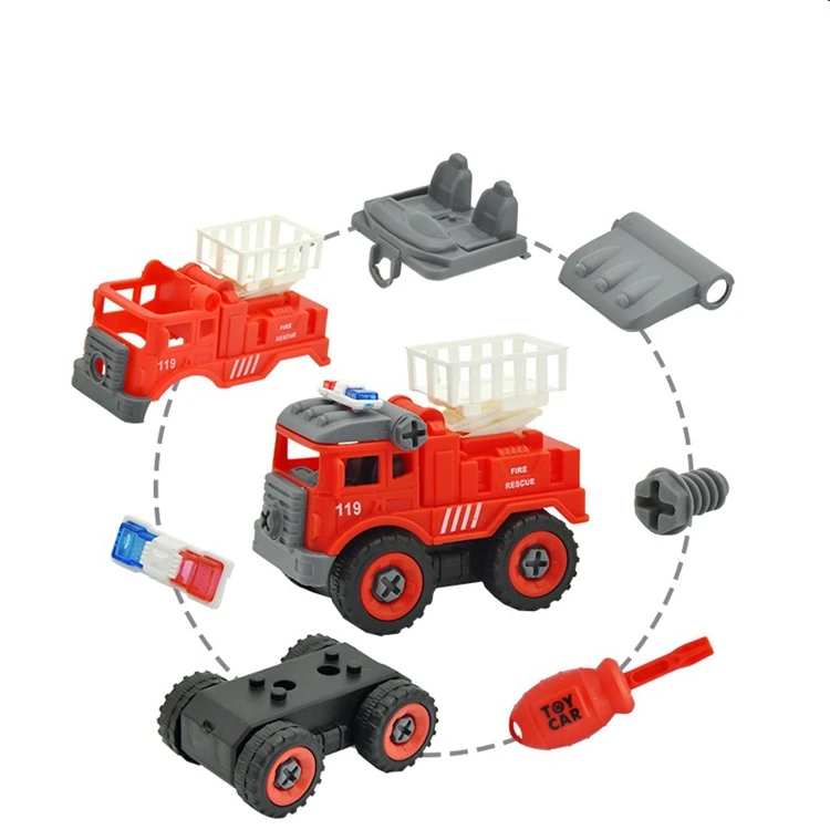 Custom Factory Direct Cheap Price Funny Educational Build Block Bricks DIY Toys Assemble Construction Truck Car for Kid