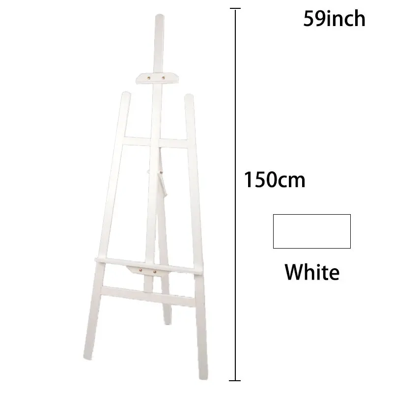 Painting Holder, Pine Wood 150cm/59 Inch Tall Adjustable Durable