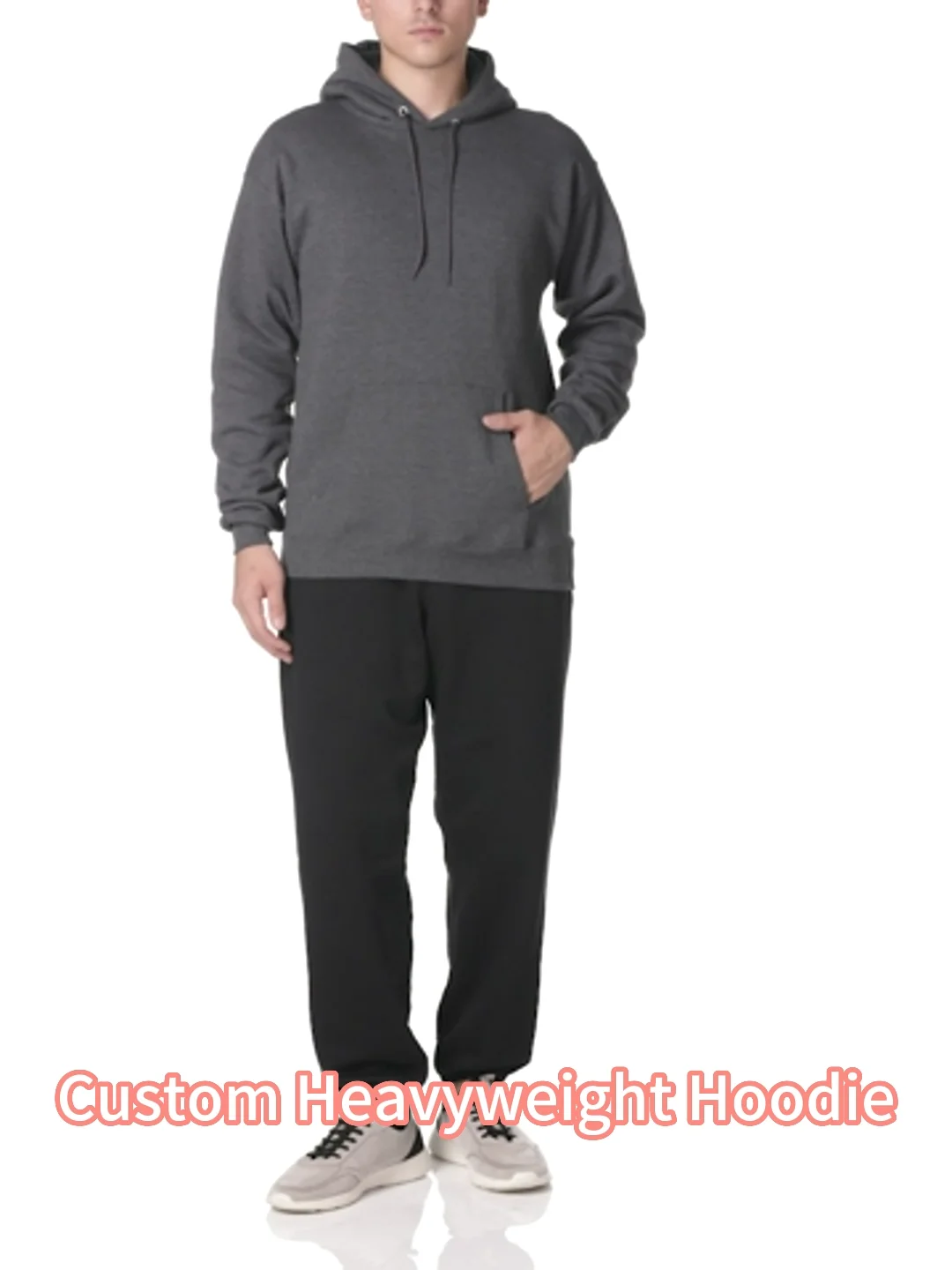 Custom Good Quality Heavy Weight Hoodie Blank Plain 80 Cotton 20