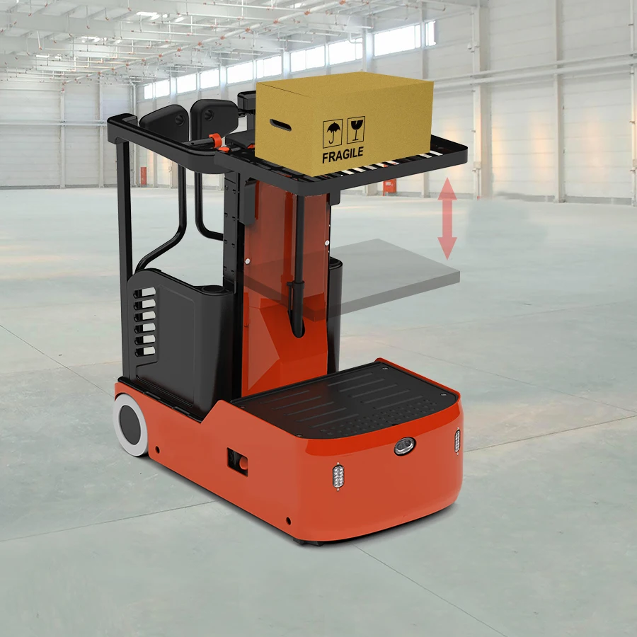 Warehouse Electric Order Picker Logistic Lifting Equipment Order Picker Forklift with 6m Lifting Height