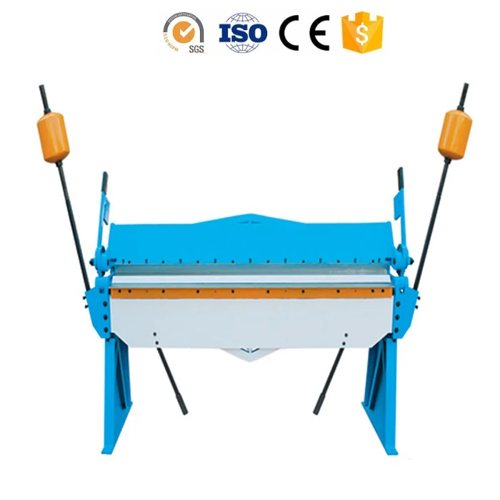 Heavy Duty Manual Sheet Folding Machine Metal Pan and Box Hand Brake Plate Segemented Folding Bending Machine