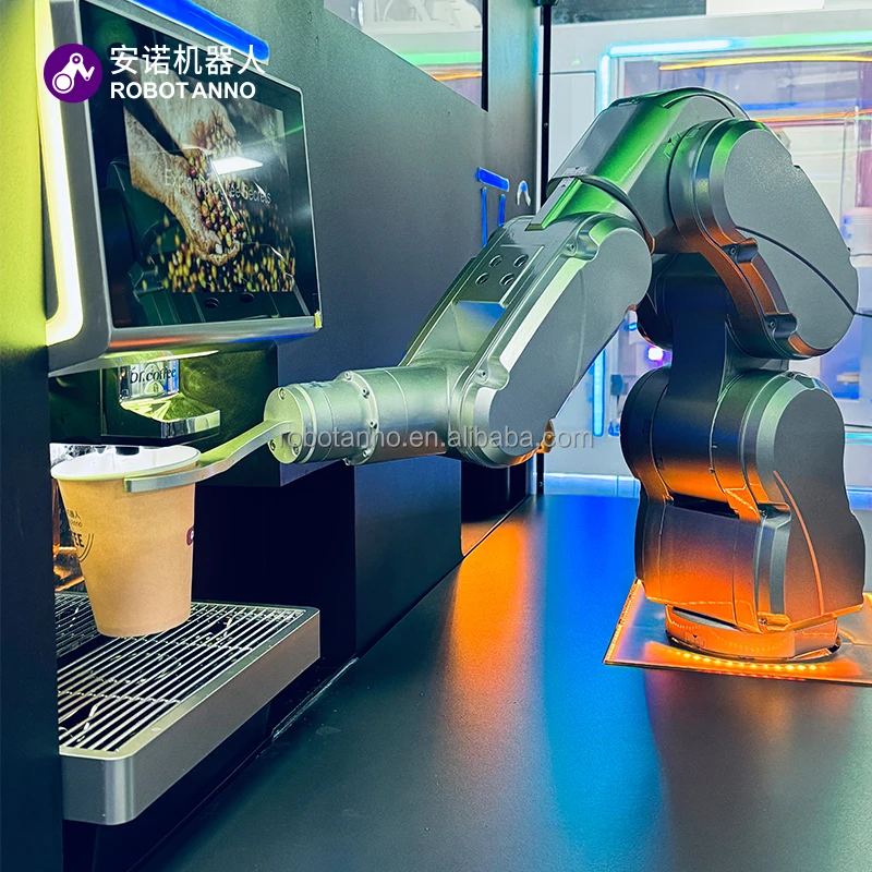 AI Robot Control Cofa Espresso Coffee Vending Machine for Sale