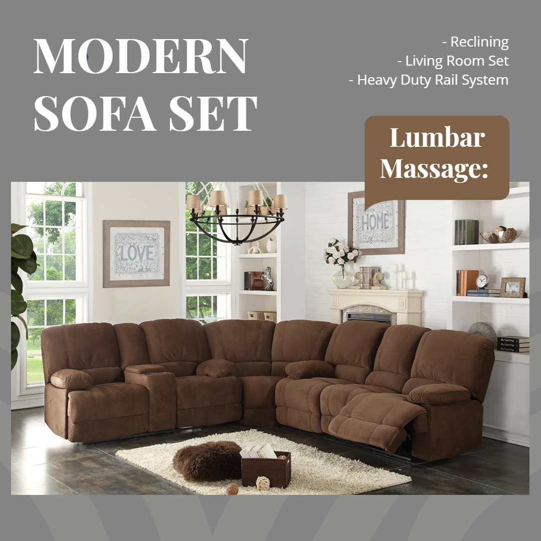 Modern Living Room Furniture Power Velvet 1 2 3 Croner Couch L Shape