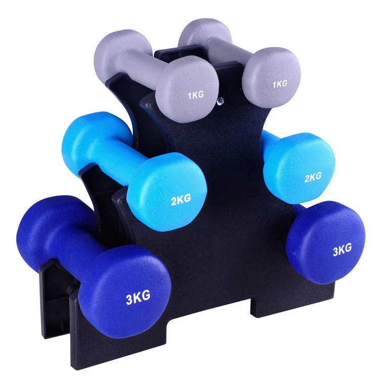 12kg Neoprene Coated Dumbbell Set Complete Kit For Strength Training And Muscle Building Buy