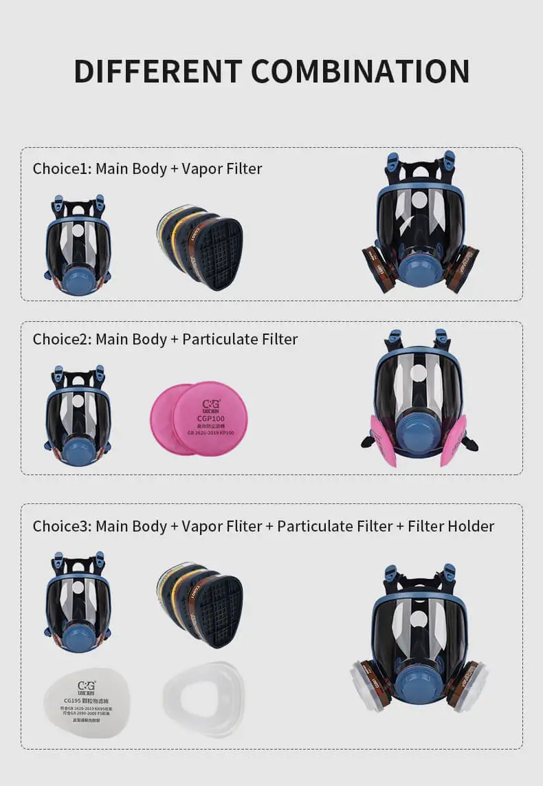 Silicone Fullface Respirator Filter Gas Mask| Alibaba.com