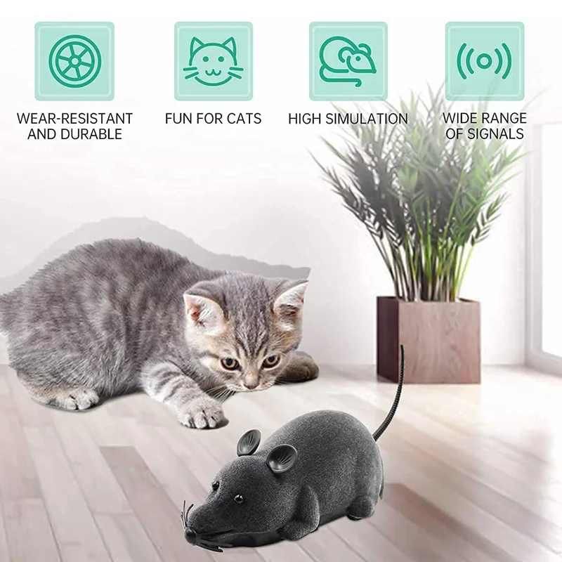 Cat toy mouse remote controlled best sale