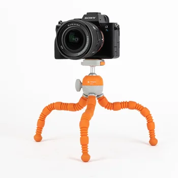 Octopus Legs Universal Mini Tripod for Mobile Phone Photography UFO 3 Flexible Camera Desktop Tripod Stand for Mobile Phone detail image