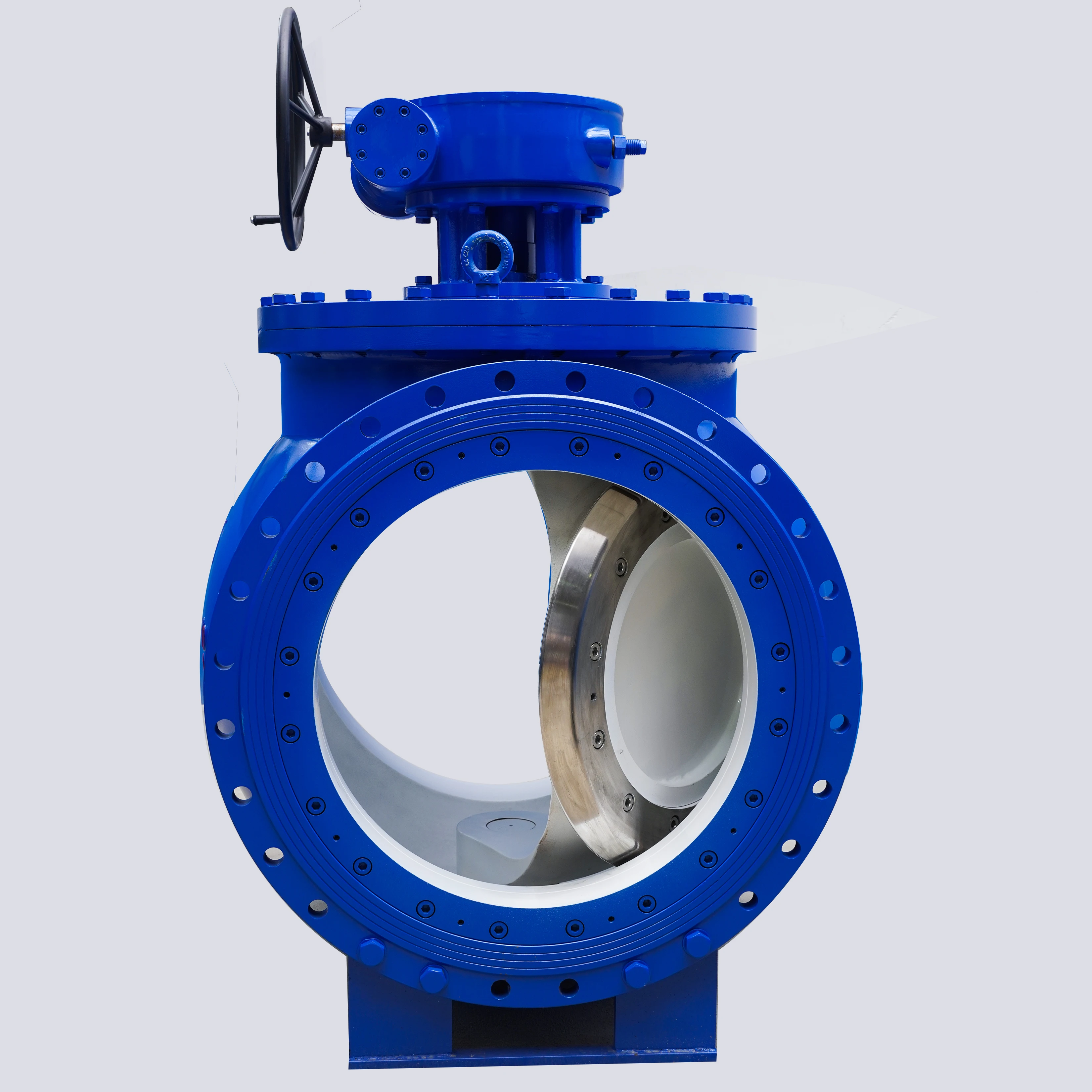 OEM DN80 TF Manual Flange Ball Valve Customizable Up-Loaded Biased Half Ball Valve for Water and Gas General Application factory