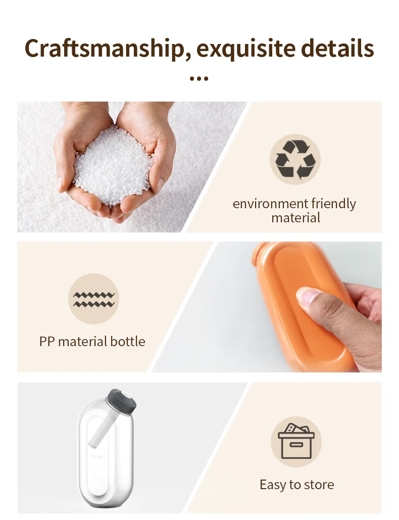 300ml Portable Shattaf Bidet Handheld Travel Sprayer Easy Operation Perfect for Personal Hygiene, Outdoor Living & Pray Cleaning manufacture