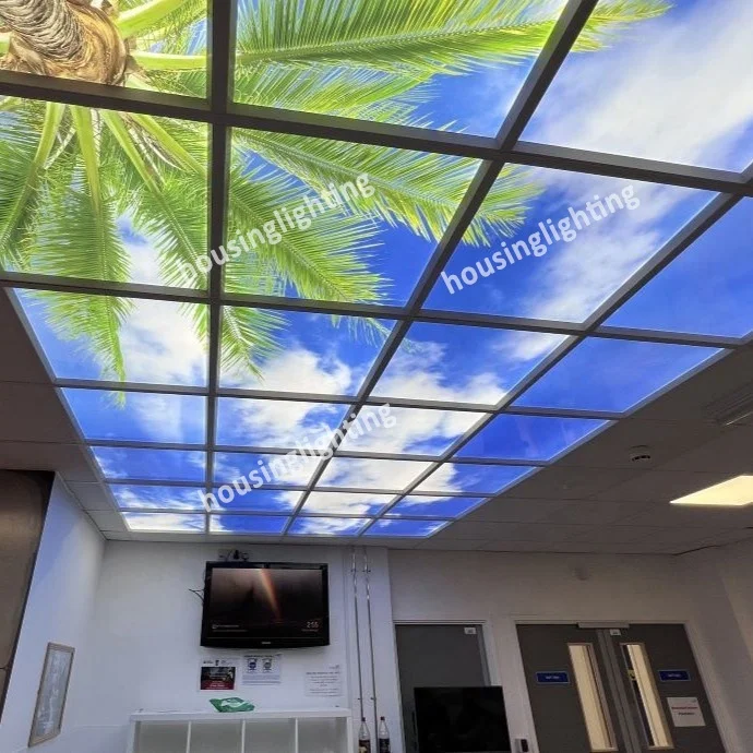 Moderne Himmel-Wolken-Panelleuchte 2x4ft 1200x600 40W 30W  Hintergrundbeleuchtete Oberflchen-Deckenleuchte Himmelblau Knstliche  Himmel-Panelleuchte| Alibaba.com