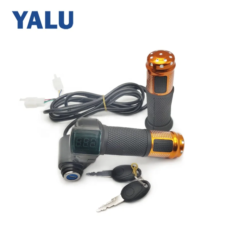 Electric Bike Throttle With Power Key 