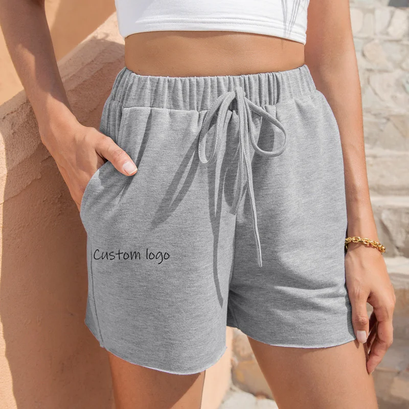 20% Cotton 80% Polyester Custom Logo Women Shorts Wholesale - Buy Custom  Logo Women Shorts,Women Shorts Wholesale,Hot Shorts For Women Product on  Alibaba.com