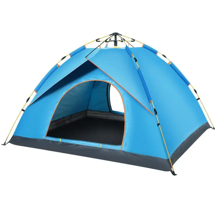 Waterproof Windproof Hiking Beach Folding Automatic Popup Instant Tent Pop Up Family Camping Tent for 3-4 people