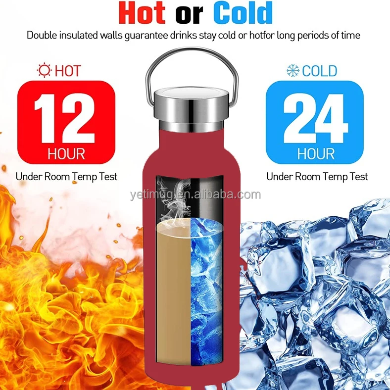 Custom Logo Standard Mouth Double Wall Stainless Steel Insulated Water ...