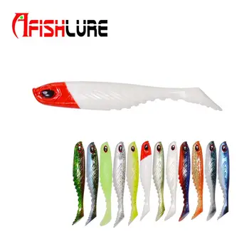 Artificial Bait Paddle Tail Fishing Ripple Shad Lure 105mm 8.8g Minnow Fish Silicon Soft Bait Bionic Fishing Lure – Soft Lure – view 3