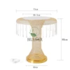 gold diameter 73 cm height  80 cm