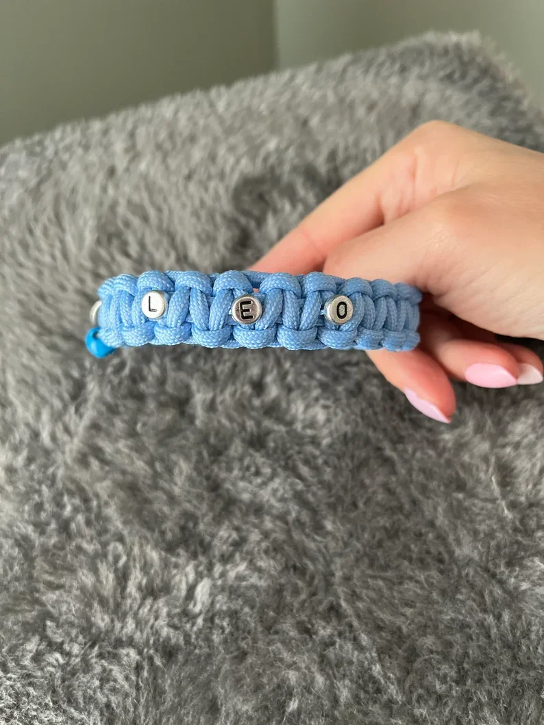 Luxury Paracord Handmade Cat Collar Breakaway Buckle Pet Collars For