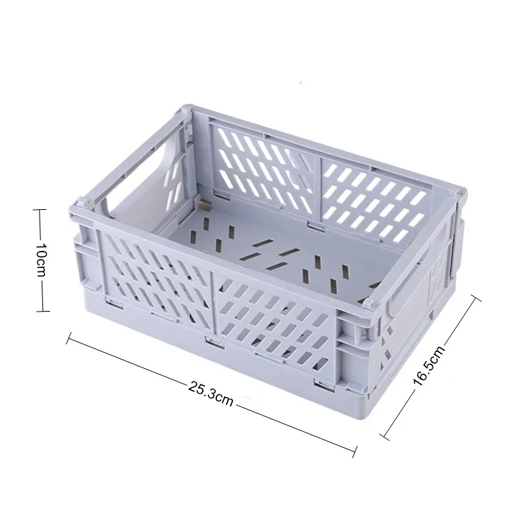 25.3x16.5x10cm  Collapsible Storage Box Basket Potato storage containers