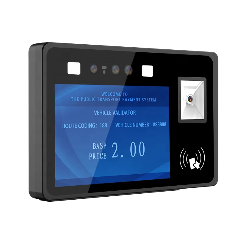 BOZZ Android Bus Ticketing Machine 8.2inch Touch Screen with NFC Bus Card Validator