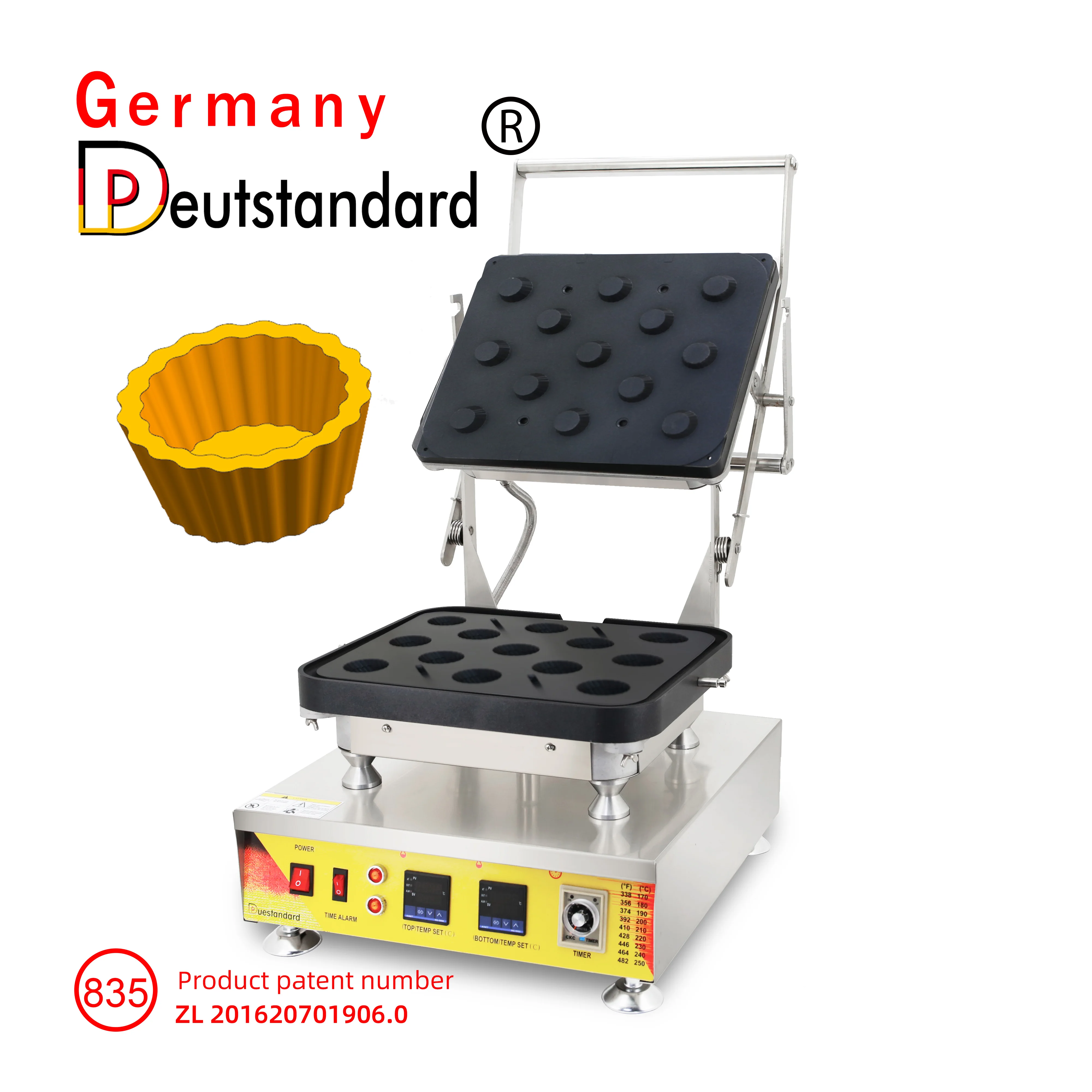Germany Deutstandard NP-835 Waved 48/36 mm 13 Hole Machinery Tools Making Mould Tarte Machine Molds Egg Tart Presser From China