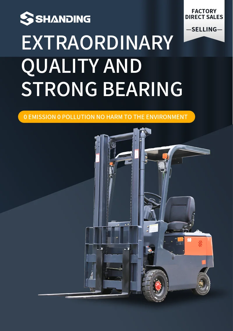 Davoo High Cargo Load Backrest Forklift Machine Price For Supermarket