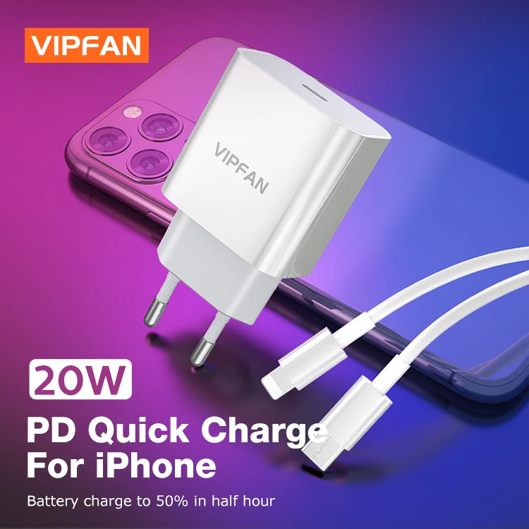 VF-E4 pd 20 Вт pd usb c для быстрого настенного зарядного устройства, 20 Вт мобильного телефона адаптер usb 18 Вт зарядные устройства для телефона