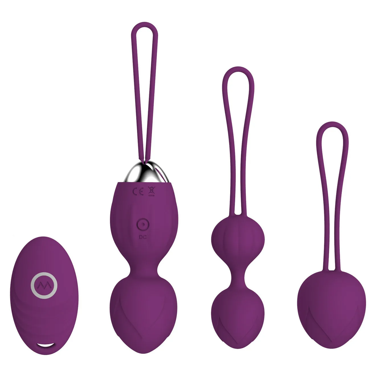 Remote Control High Quality Vibrating Kegel Weights Strengthen Vaginal and Pelvic Floor Muscles Bolas Kegel Balls Set