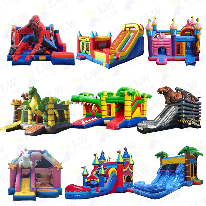 Надувной батут с бассейном, для взрослых