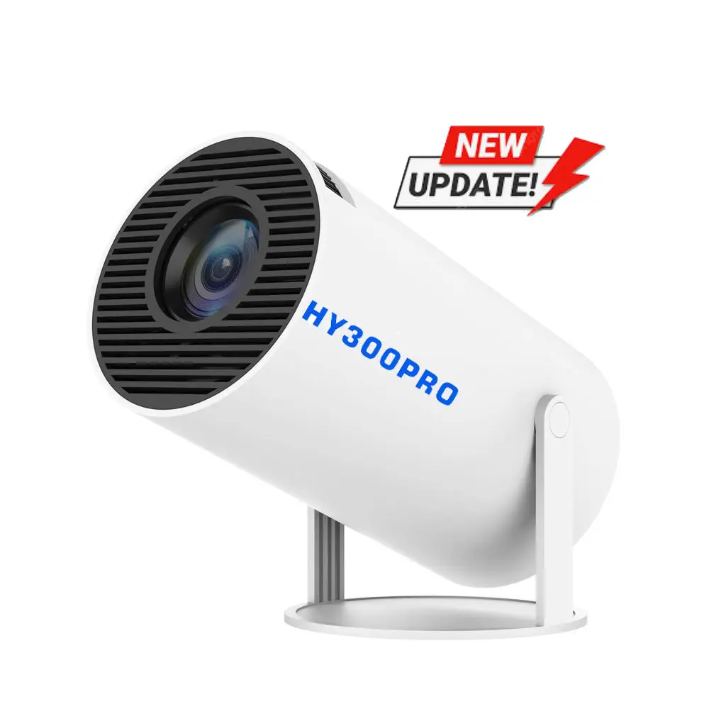 3D Smart Hy300pro Projector Android Led Video Mini Beamer 4K Portable Hologram Laser Home Theater 4K Mini Projector