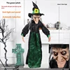 The green-faced witch haunting the ghost