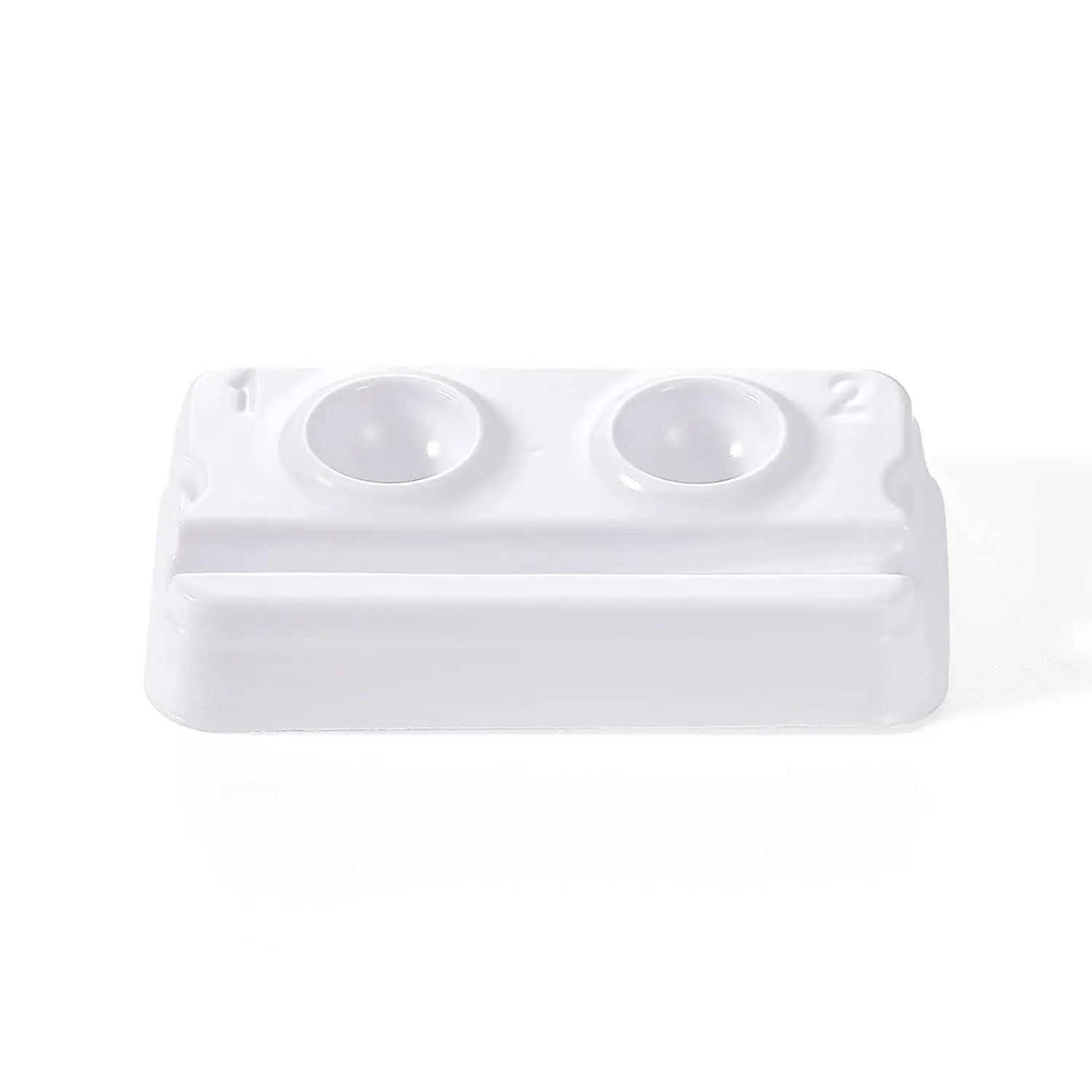 Dental Materials Blending Wells 2/4 Wells Disposable Mixing Trays ECO-Friendly Plastic Dental Mixing Wells