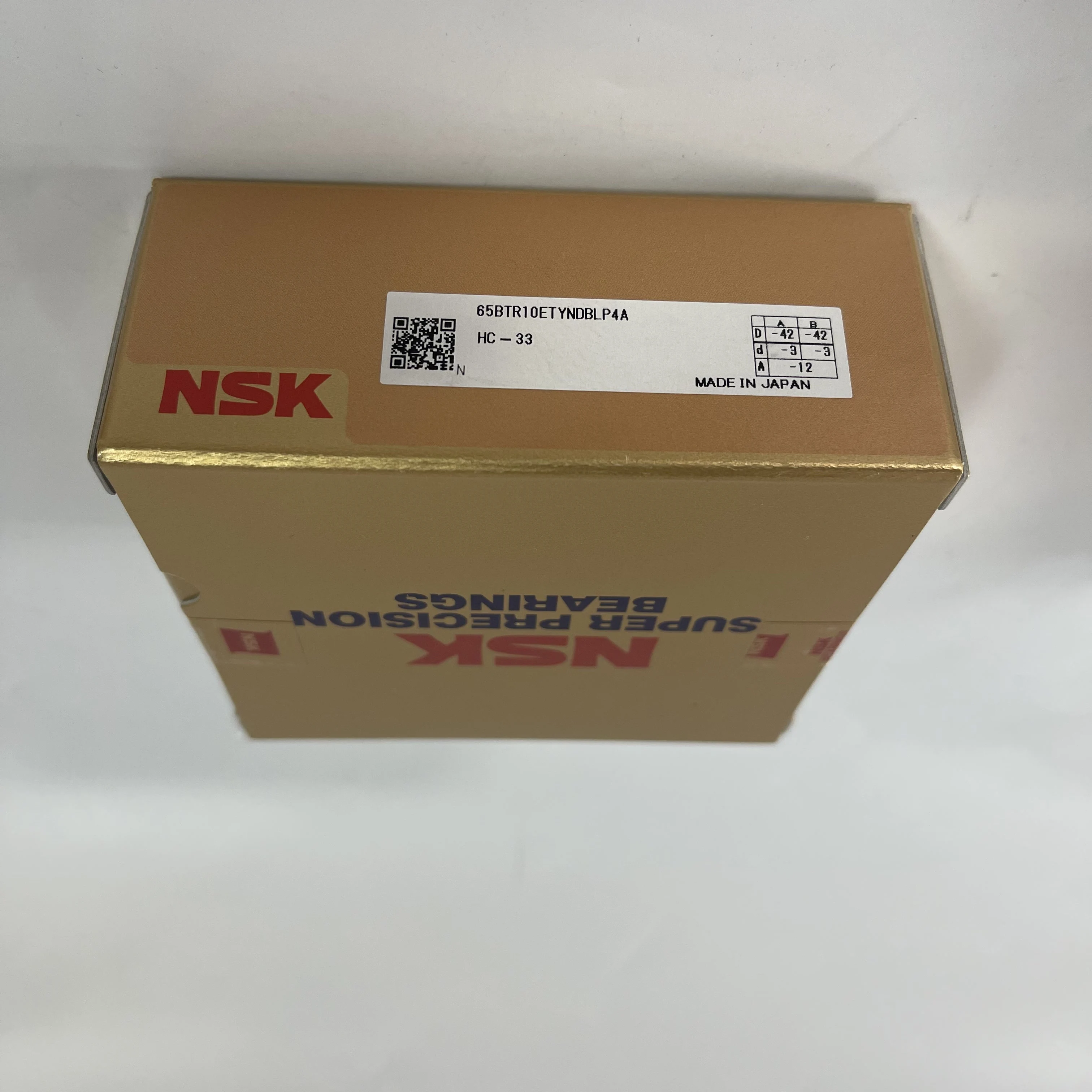 NSK Super Precision Bearing 65BTR10ETYNDBLP4A HC-33 NSK Super Precision Bearing 65BTR10ETYNDBLP4A HC-33