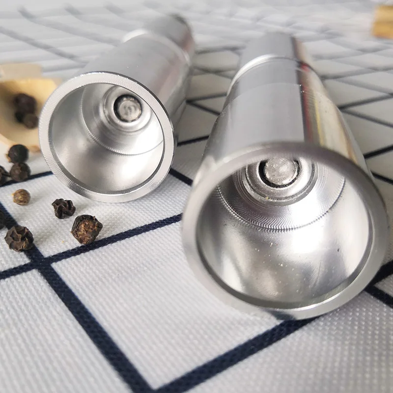 mini stainless-steel one-handed thumb push button