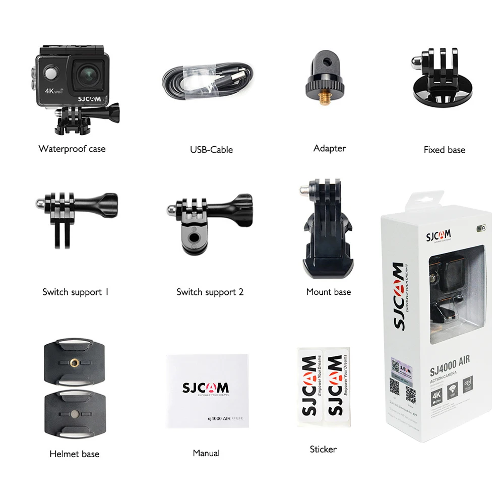 SJCAM SJ4000 Action Camera 4K Wifi Waterproof Video