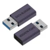 Type c Female to USB a Male Purple