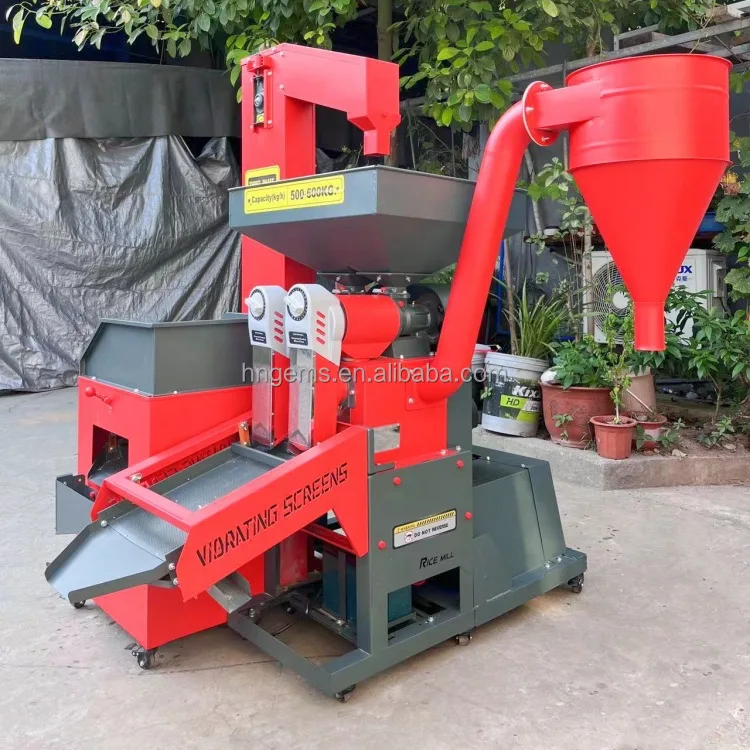 Mobile Rice Milling Machine Rice Mill Sheller Diesel Engine Mini Rice ...